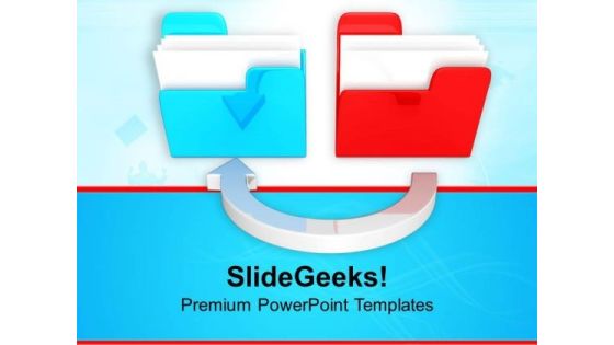 Transfer Data For Business Records PowerPoint Templates Ppt Backgrounds For Slides 0713 Transfer Data For Business Records PowerPoint Templates Ppt Backgrounds For Slides 0713