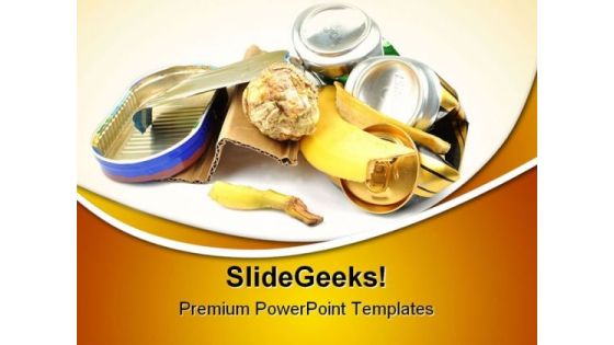 Trash And Garbage Environment PowerPoint Themes And PowerPoint Slides 0511
