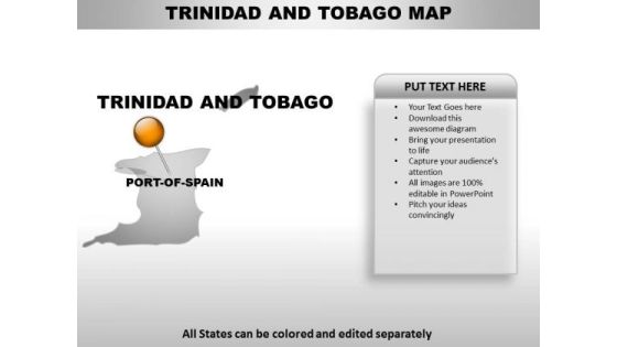 Trinidad And Tobago Country PowerPoint Maps