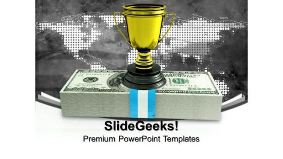 Trophy And Monetary Award Competition PowerPoint Templates And PowerPoint Themes 0912 Trophy And Monetary Award Competition PowerPoint Templates And PowerPoint Themes 0912