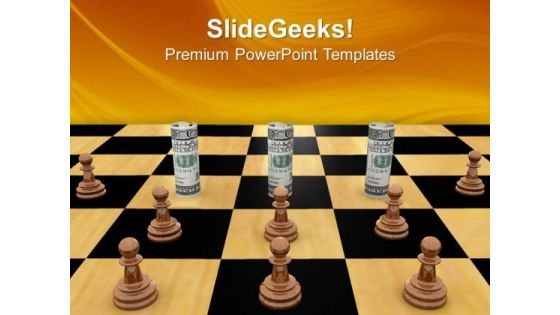 Twisted Dollars And Chess Pieces Business PowerPoint Templates Ppt Backgrounds For Slides 0113 Twisted Dollars And Chess Pieces Business PowerPoint Templates Ppt Backgrounds For Slides 0113