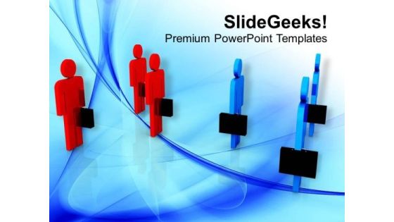Two Business Teams PowerPoint Templates Ppt Backgrounds For Slides 0413 Two Business Teams PowerPoint Templates Ppt Backgrounds For Slides 0413