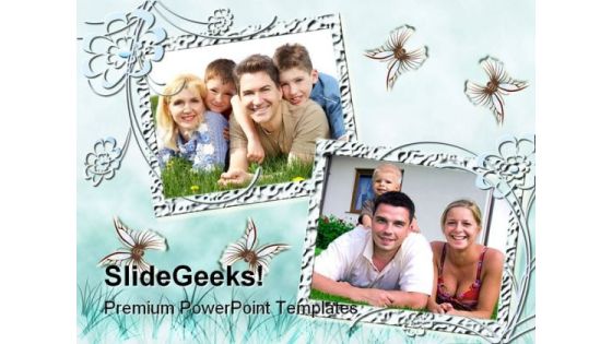 Two Frames Family PowerPoint Templates And PowerPoint Backgrounds 0811 Two Frames Family PowerPoint Templates And PowerPoint Backgrounds 0811