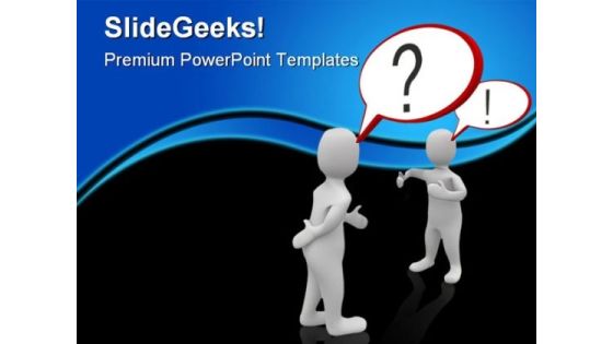Two Man Arguing Business PowerPoint Templates And PowerPoint Backgrounds 0511