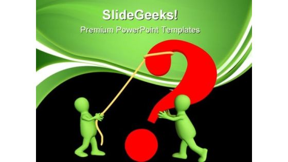 Two Puppets Installs Question Communication PowerPoint Themes And PowerPoint Slides 0611 Two Puppets Installs Question Communication PowerPoint Themes And PowerPoint Slides 0611