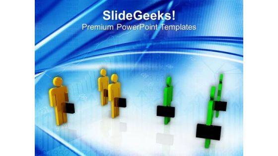 Two Teams For Financial Growth Business PowerPoint Templates Ppt Backgrounds For Slides 0413