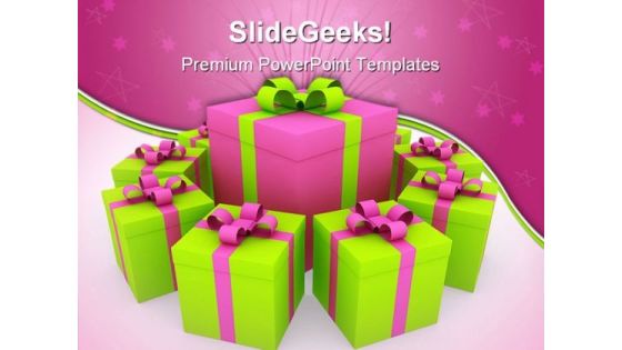 Unique Gift Events PowerPoint Templates And PowerPoint Backgrounds 0311