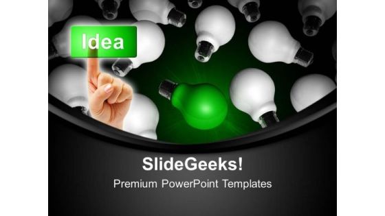 Unique Idea Bulb Business PowerPoint Templates And PowerPoint Themes 0812 Unique Idea Bulb Business PowerPoint Templates And PowerPoint Themes 0812