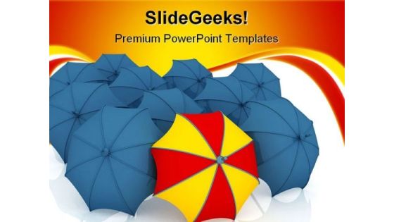 Unique Umbrella Metaphor PowerPoint Themes And PowerPoint Slides 0411 Unique Umbrella Metaphor PowerPoint Themes And PowerPoint Slides 0411