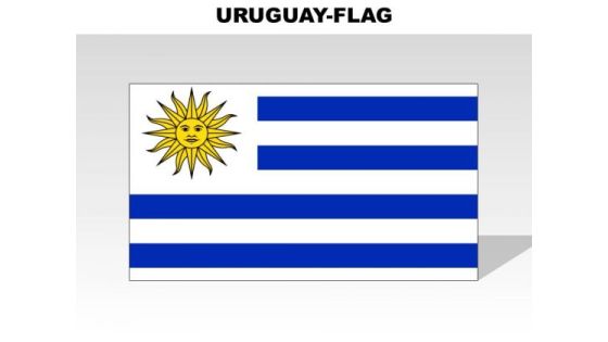 Uruguay Country PowerPoint Flags