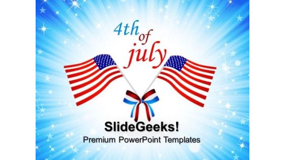Us Independence Day Celebration Americana PowerPoint Templates And PowerPoint Themes 0812