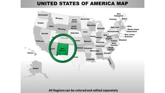 Usa New Mexico State PowerPoint Maps Usa New Mexico State PowerPoint Maps