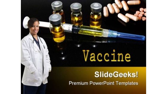 Vaccine Science PowerPoint Template 0610 Vaccine Science PowerPoint Template 0610