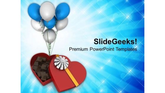 Valentines Gift Box With Balloons PowerPoint Templates Ppt Backgrounds For Slides 0213 Valentines Gift Box With Balloons PowerPoint Templates Ppt Backgrounds For Slides 0213