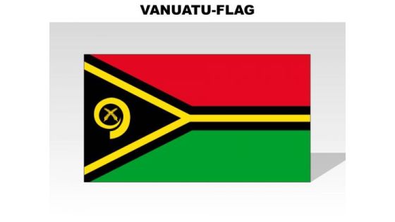 Vanuatu Country PowerPoint Flags