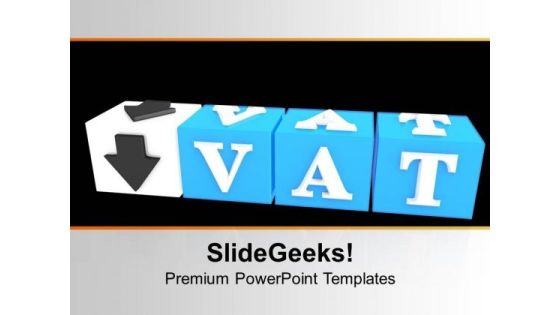 Vat Button Block Cube Success PowerPoint Templates Ppt Backgrounds For Slides 0313