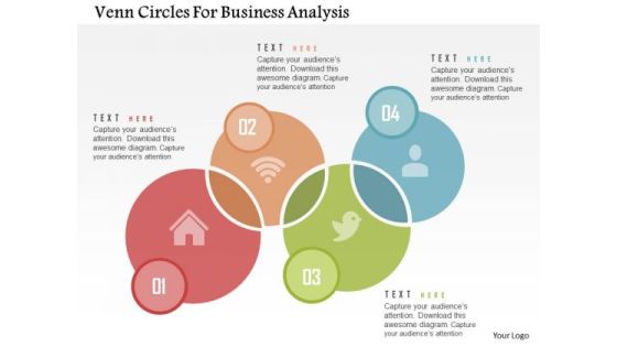 Venn Circles For Business Analysis Presentation Template Venn Circles For Business Analysis Presentation Template