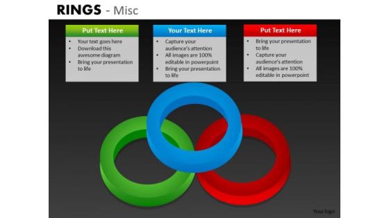 Venn Diagram With Rings PowerPoint Templates And Editable Ppt Slides Venn Diagram With Rings PowerPoint Templates And Editable Ppt Slides