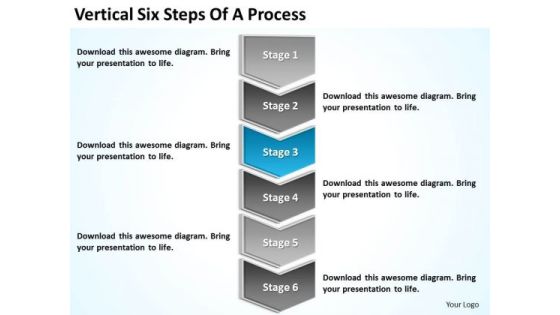 Vertical Six Steps Of Process How To Do Business Plan PowerPoint Slides Vertical Six Steps Of Process How To Do Business Plan PowerPoint Slides