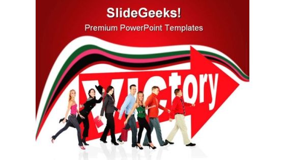 Victory Business PowerPoint Templates And PowerPoint Backgrounds 0611 Victory Business PowerPoint Templates And PowerPoint Backgrounds 0611