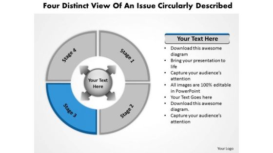 View Of An Issue Circularly Described Flow Diagram PowerPoint Templates View Of An Issue Circularly Described Flow Diagram PowerPoint Templates