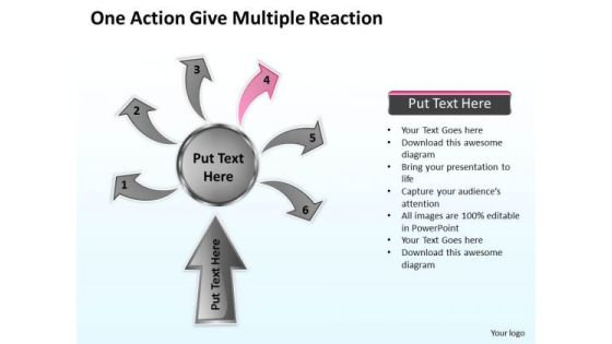 Vision Business Process Diagram Reppt Slides Diagrams Templates PowerPoint