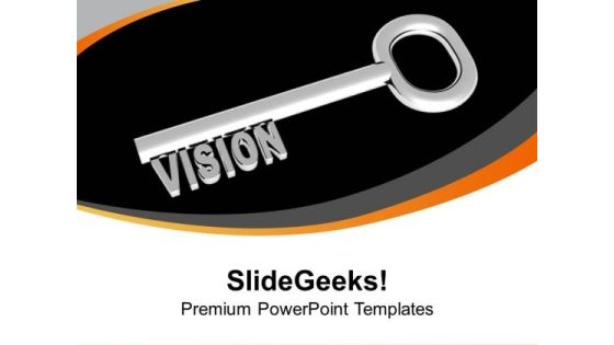 Vision Silver Key Communication PowerPoint Templates Ppt Backgrounds For Slides 0113 Vision Silver Key Communication PowerPoint Templates Ppt Backgrounds For Slides 0113
