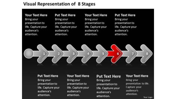 Visual Representation Of 8 Stages 6 Writing Up Business Plan PowerPoint Slides Visual Representation Of 8 Stages 6 Writing Up Business Plan PowerPoint Slides