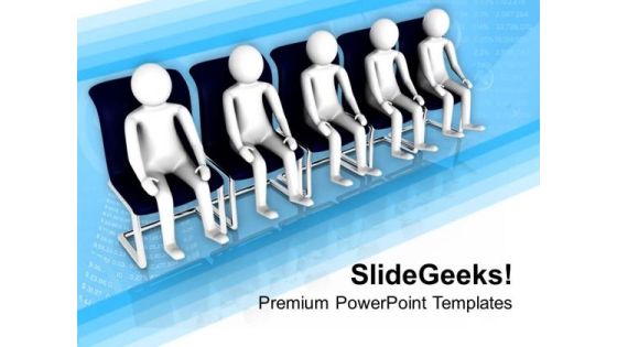 Wait For Your Turn PowerPoint Templates Ppt Backgrounds For Slides 0813