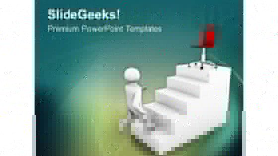 Walking On Career Ladder For Success PowerPoint Templates Ppt Backgrounds For Slides 0413 Walking On Career Ladder For Success PowerPoint Templates Ppt Backgrounds For Slides 0413