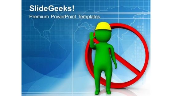 Watch Interdiction Sign PowerPoint Templates Ppt Backgrounds For Slides 0713