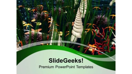 Watch Under Water View Theme Background PowerPoint Templates Ppt Backgrounds For Slides 0513