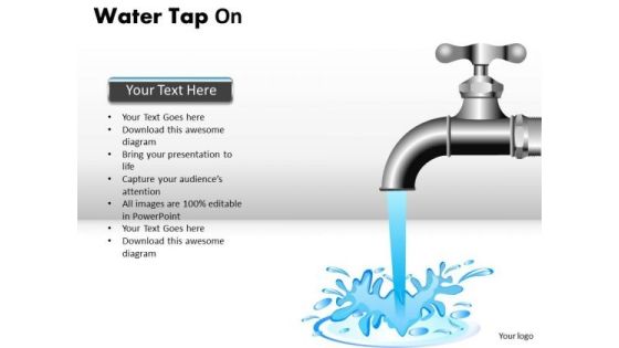 Water Flowing From Faucet PowerPoint Slides And PowerPoint Templates Water Flowing From Faucet PowerPoint Slides And PowerPoint Templates