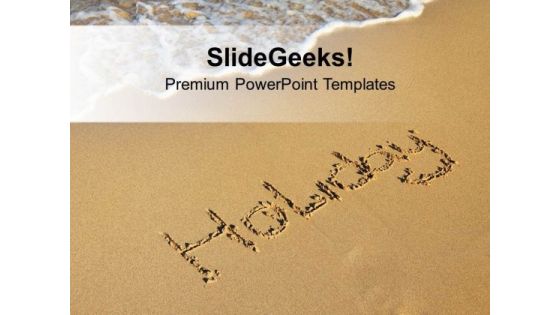 Water Wave Beach Holiday Season PowerPoint Templates Ppt Backgrounds For Slides 1212 Water Wave Beach Holiday Season PowerPoint Templates Ppt Backgrounds For Slides 1212