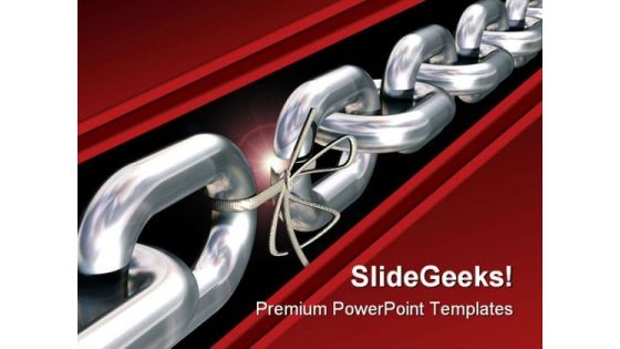 Weakest Link Business PowerPoint Template 0510 Weakest Link Business PowerPoint Template 0510