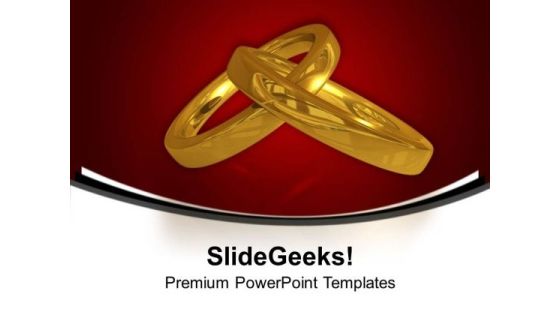 Wedding Rings Are Symbol Of Love PowerPoint Templates Ppt Backgrounds For Slides 0613 Wedding Rings Are Symbol Of Love PowerPoint Templates Ppt Backgrounds For Slides 0613