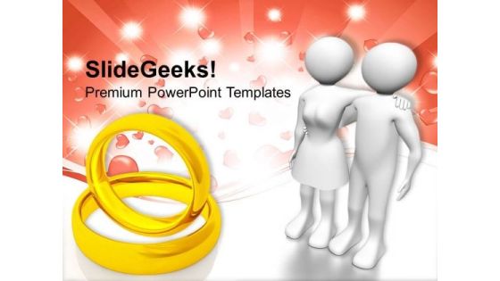 Wedding Rings For Married Couple PowerPoint Templates Ppt Backgrounds For Slides 0313 Wedding Rings For Married Couple PowerPoint Templates Ppt Backgrounds For Slides 0313