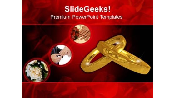 Wedding Rings Youth PowerPoint Templates And PowerPoint Themes 0912