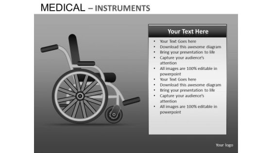 Wheel Chair Hospital PowerPoint Templates Wheel Chair Hospital PowerPoint Templates