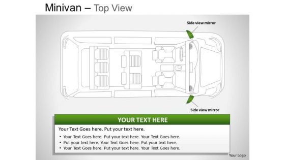 Wheel Green Minivan Top View Slides And Ppt Diagrams Templates Wheel Green Minivan Top View Slides And Ppt Diagrams Templates