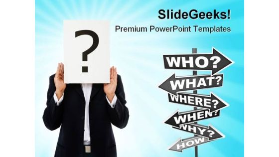 Who What Where Metaphor PowerPoint Templates And PowerPoint Backgrounds 0811 Who What Where Metaphor PowerPoint Templates And PowerPoint Backgrounds 0811