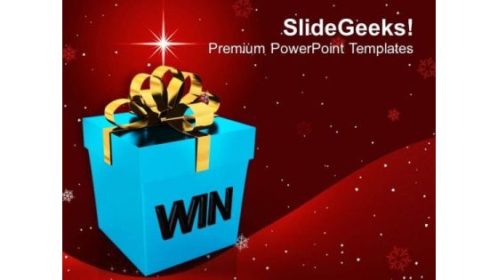 Win A Prize For Efforts In Business PowerPoint Templates Ppt Backgrounds For Slides 0413 Win A Prize For Efforts In Business PowerPoint Templates Ppt Backgrounds For Slides 0413