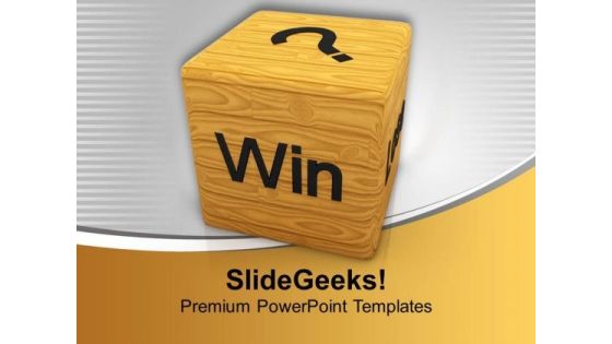 Win And Lose Business PowerPoint Templates Ppt Backgrounds For Slides 0113 Win And Lose Business PowerPoint Templates Ppt Backgrounds For Slides 0113