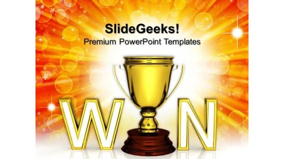 Win Trophy The Award Or Prize Winner Competition PowerPoint Templates And PowerPoint Themes 1112 Win Trophy The Award Or Prize Winner Competition PowerPoint Templates And PowerPoint Themes 1112
