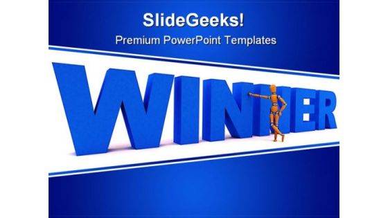 Winner People Business PowerPoint Background And Template 1210