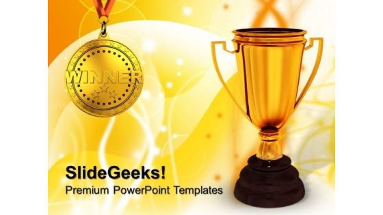 Winner Trophy Success PowerPoint Templates And PowerPoint Themes 0712 Winner Trophy Success PowerPoint Templates And PowerPoint Themes 0712