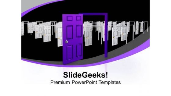 Winners Have Many Doors Of Success PowerPoint Templates Ppt Backgrounds For Slides 0613 Winners Have Many Doors Of Success PowerPoint Templates Ppt Backgrounds For Slides 0613