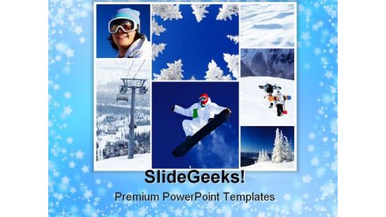 Winter Collage Holidays PowerPoint Templates And PowerPoint Backgrounds 0611
