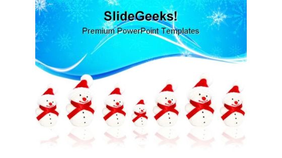 Winter Snowmen Festival PowerPoint Themes And PowerPoint Slides 0911 Winter Snowmen Festival PowerPoint Themes And PowerPoint Slides 0911