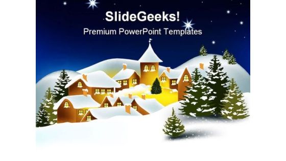 Winter Town Festival PowerPoint Themes And PowerPoint Slides 0811 Winter Town Festival PowerPoint Themes And PowerPoint Slides 0811